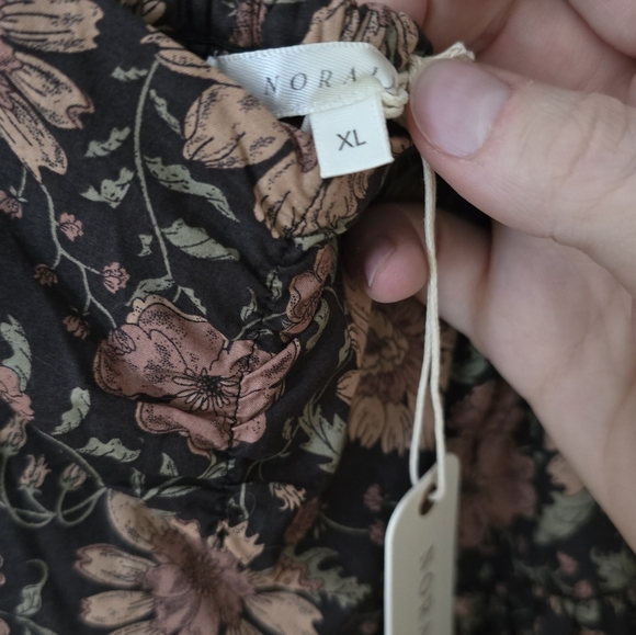 Noralee Sunflower Floral Puff Sleeve Dress - Picture 3 of 4